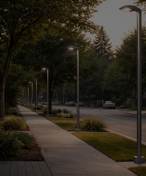 Videopostes metálicos para infraestructura urbana y vigilancia