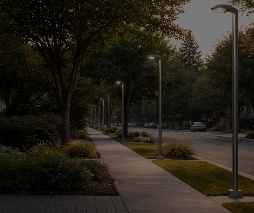 Videopostes metálicos para infraestructura urbana y vigilancia